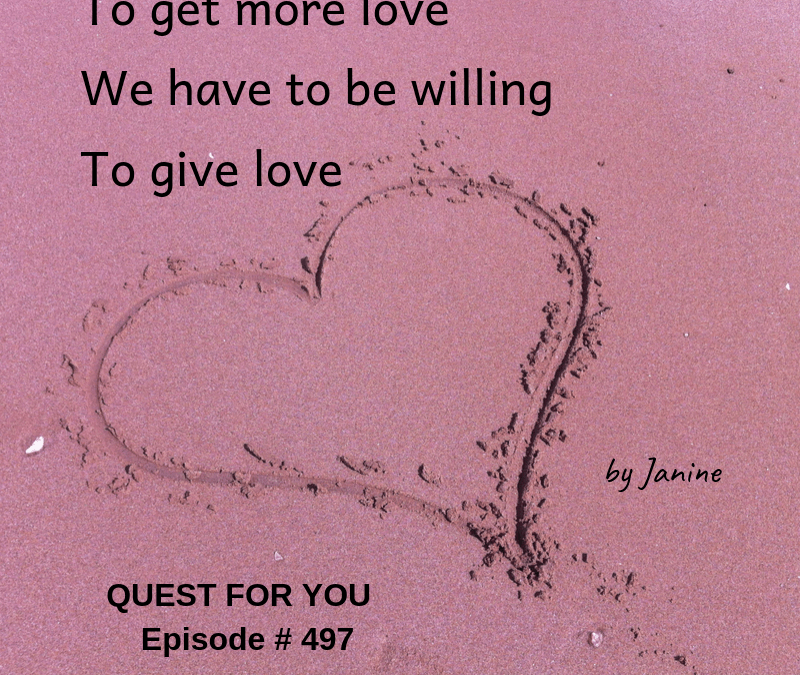 The more you give – QFY 497